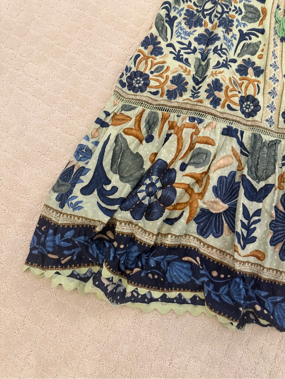 Farm Rio Ocean tapestry maxi dress - Picture 3 of 9